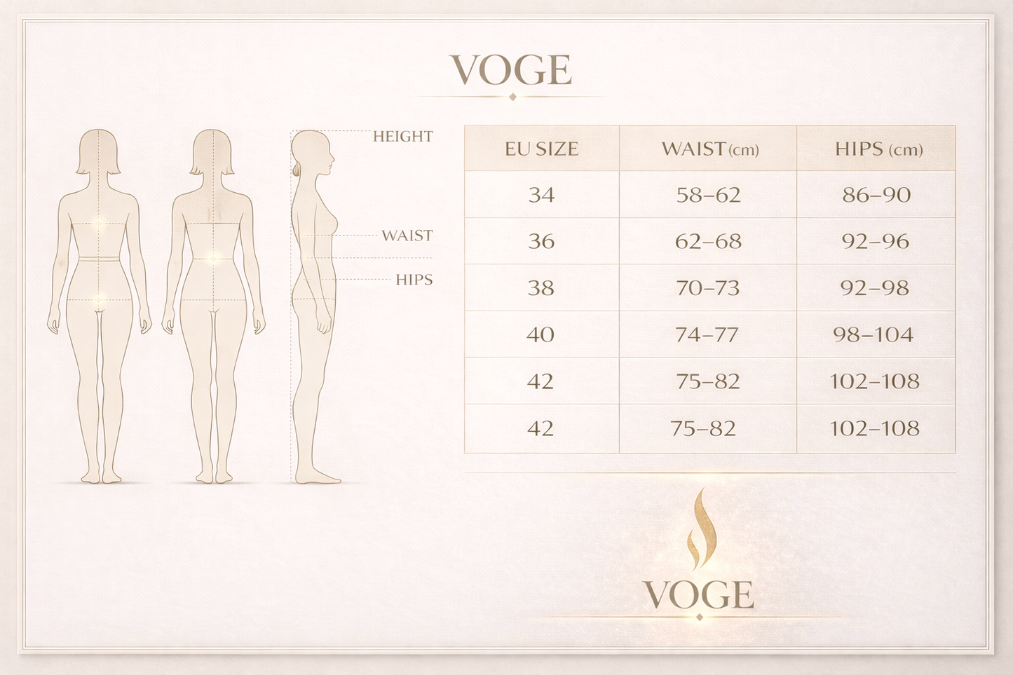 VOGE Signature Sand Pants