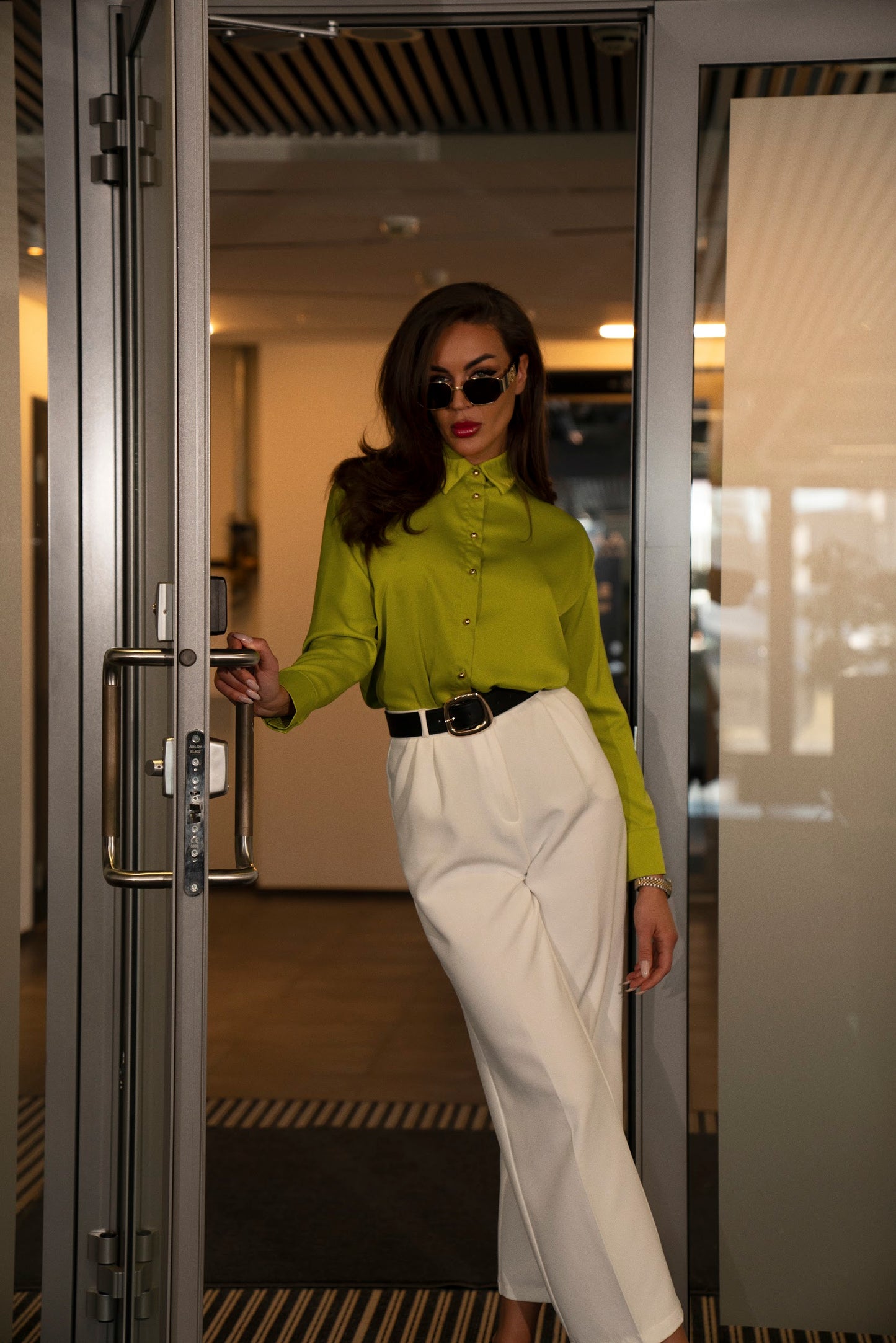 VOGE Lime Fluid Shirt