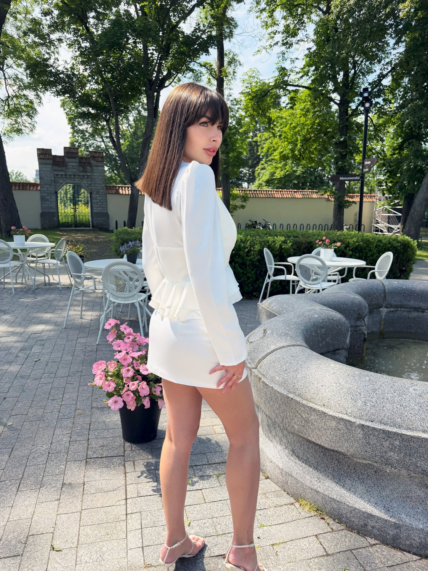 Élise Peplum Pluus
