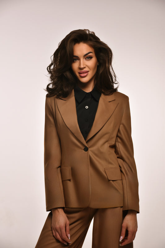 Mocha Power Blazer
