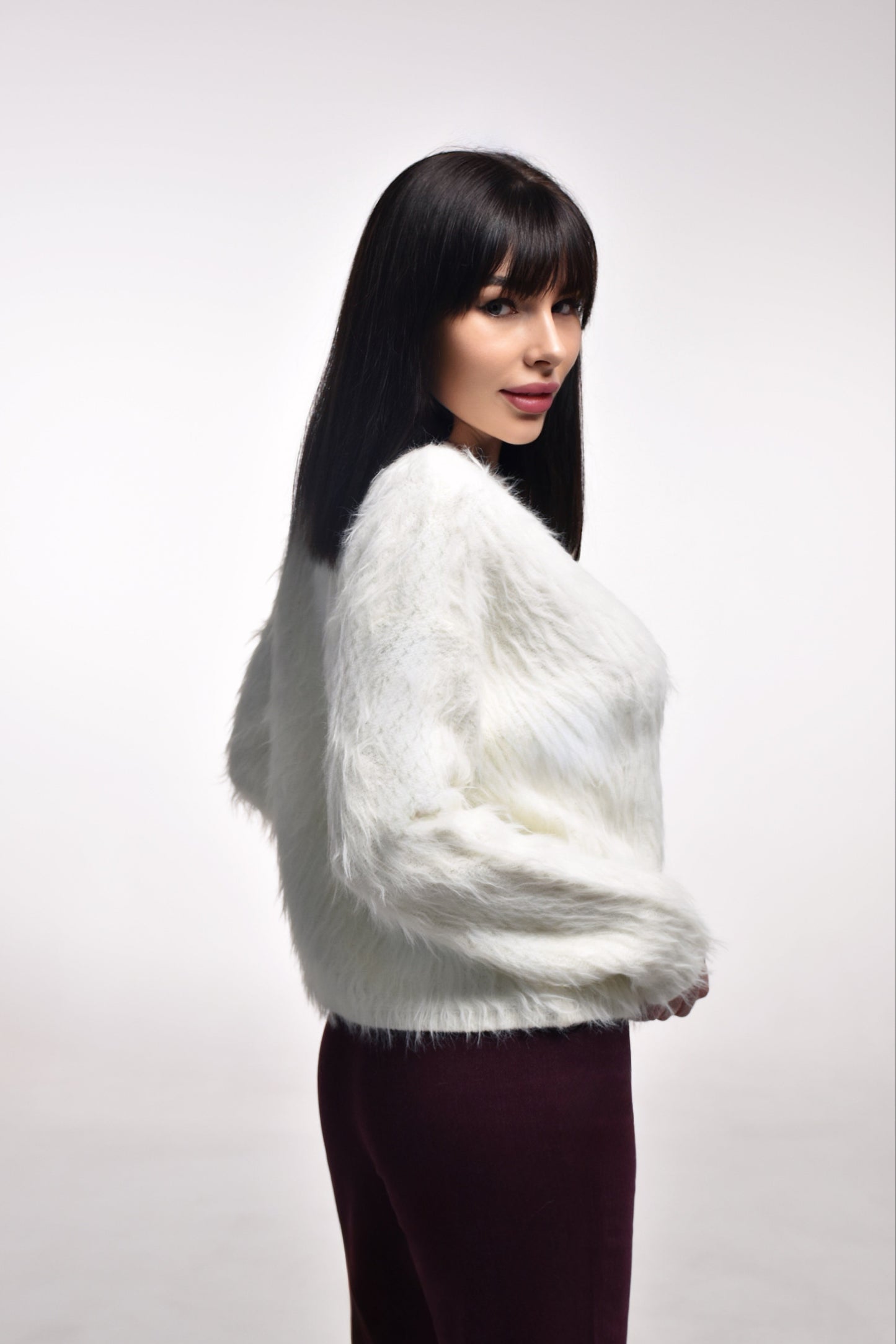 VOGE Faux Fur Jacket – Deep Brown