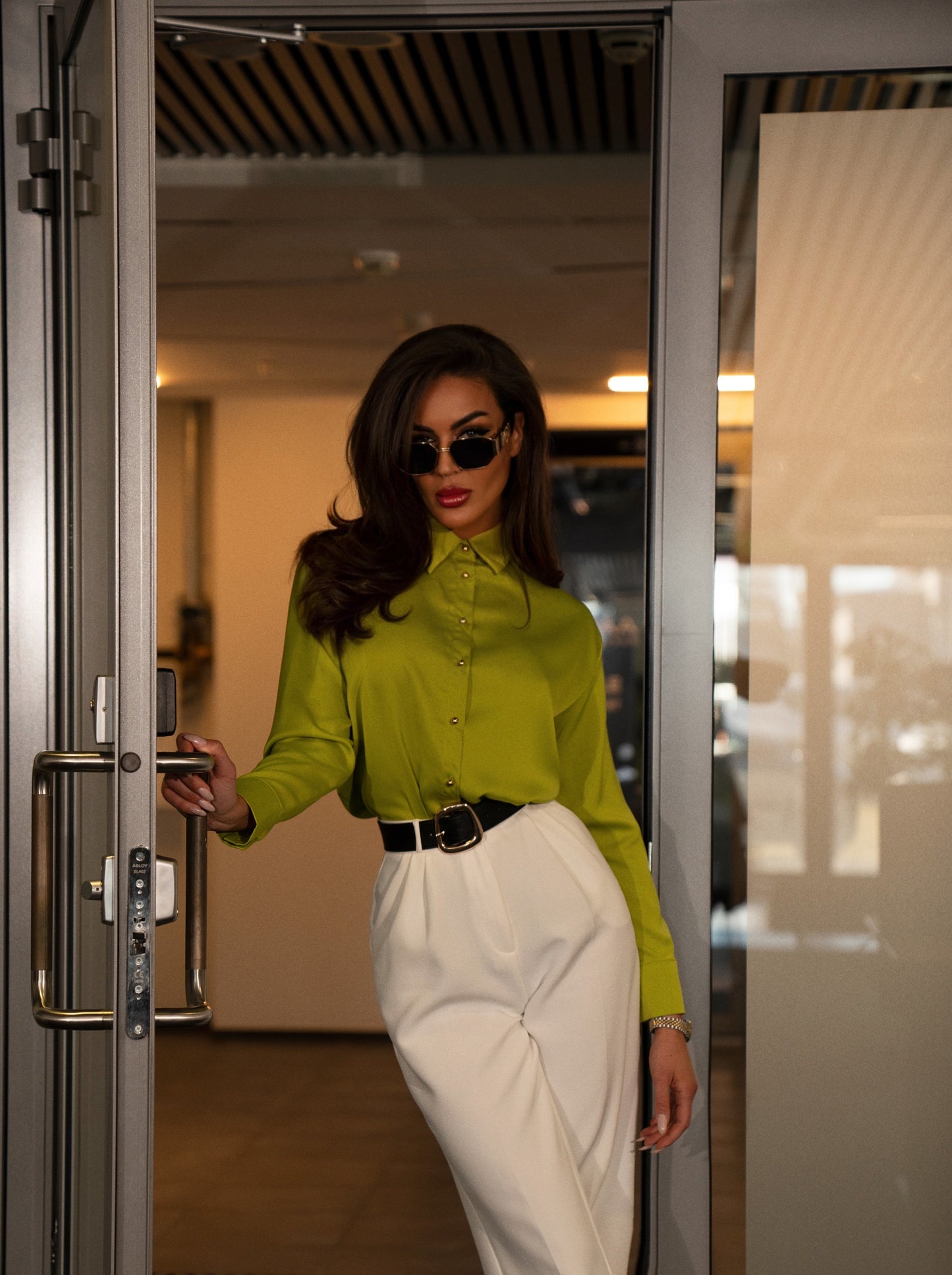 VOGE Lime Fluid Shirt