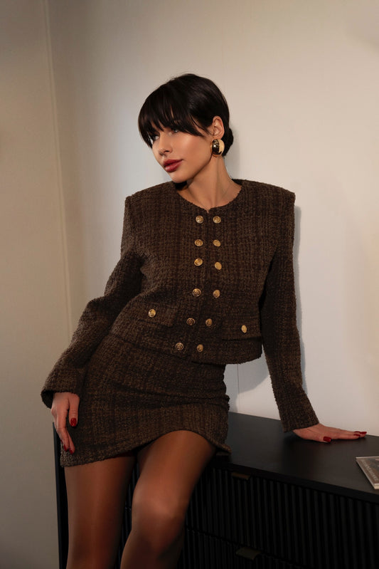 VOGE Tailored Tweed Set