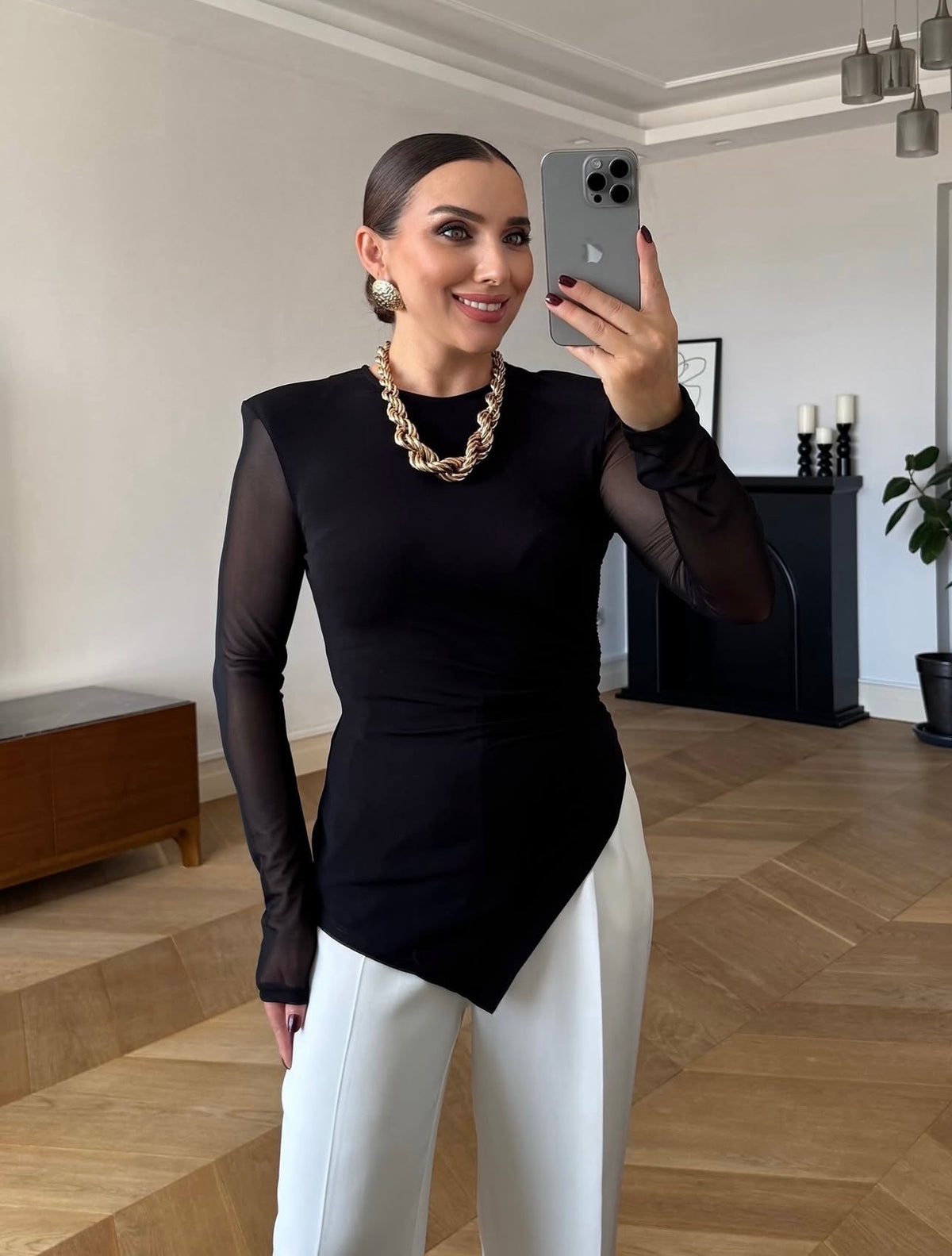 Asymmetric Elegance Top