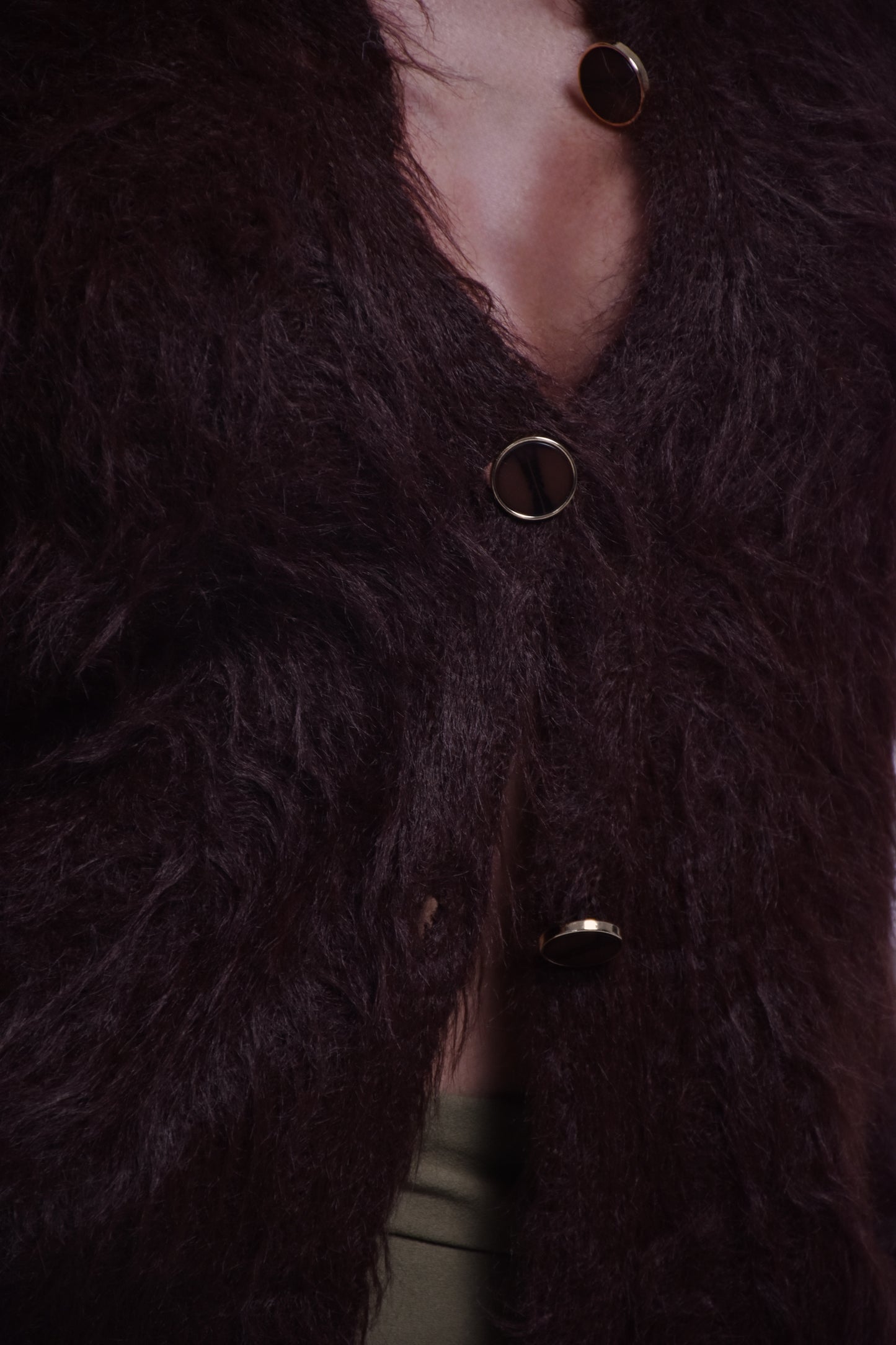 VOGE Faux Fur Jacket -  Ivory