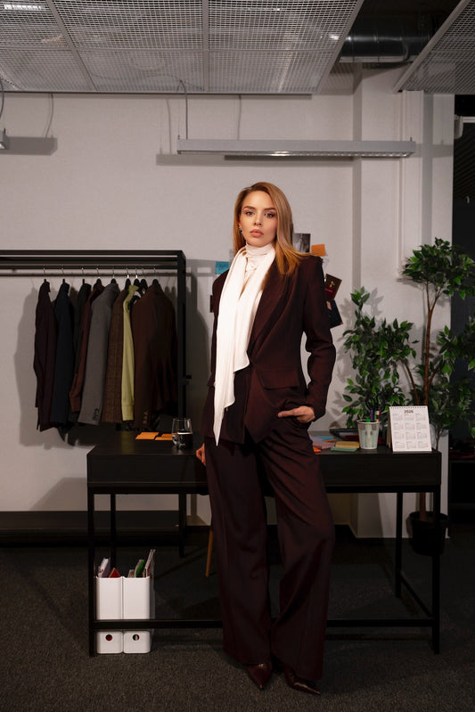 Classic Pinstripe Suit
