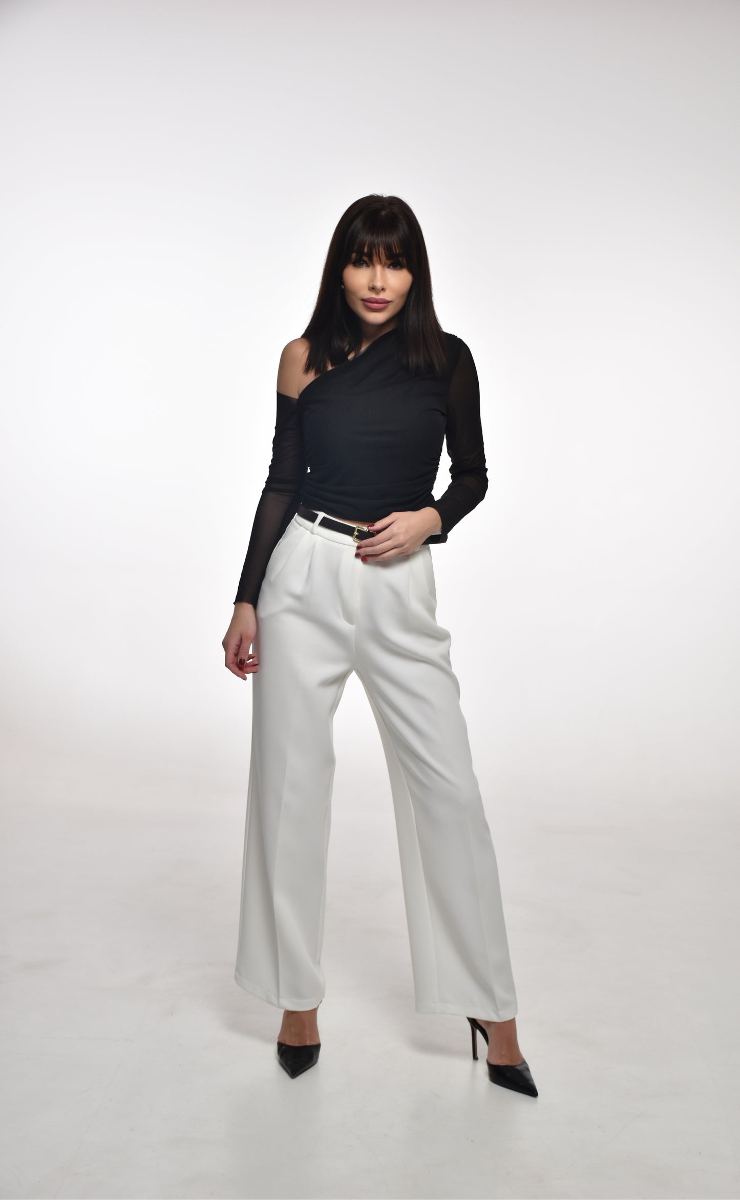 Classic Power Pants –  White