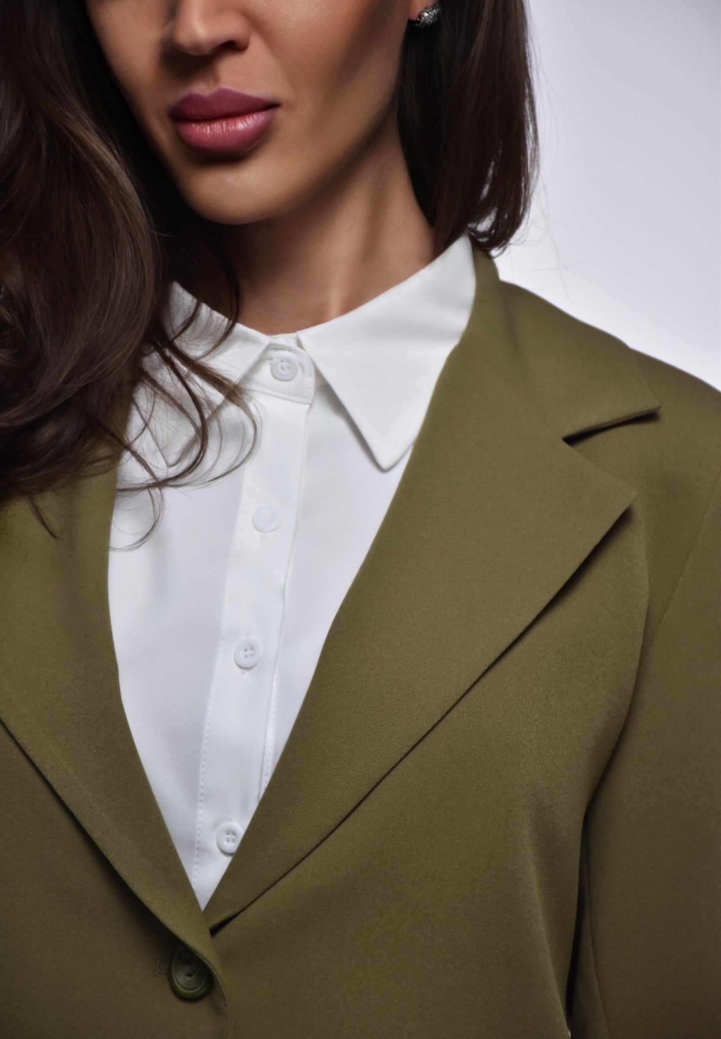 Olive Power Suit