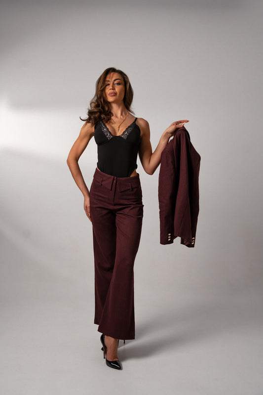VOGE Signature Pants – Burgundy