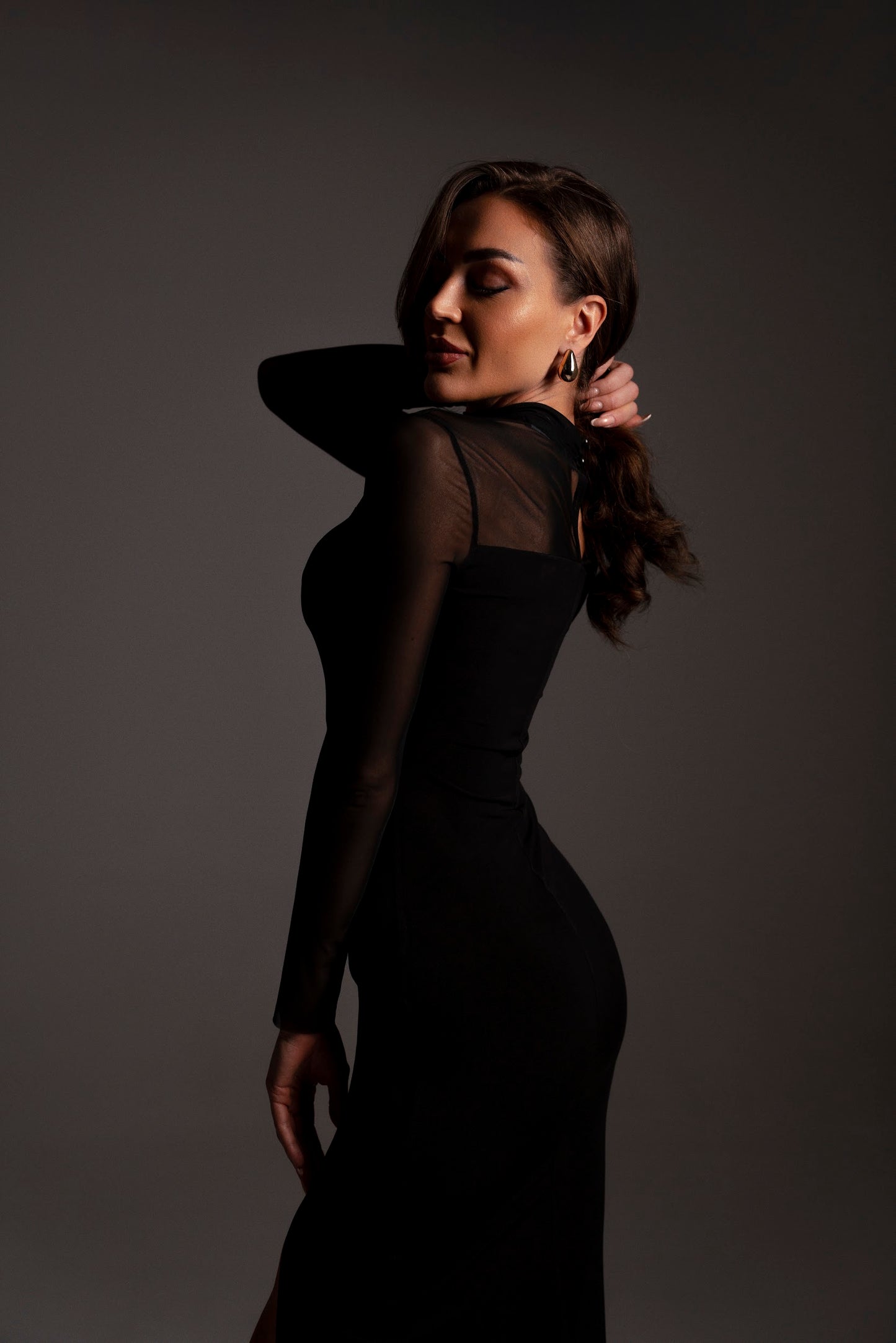 Black Noir Muse Long Dress